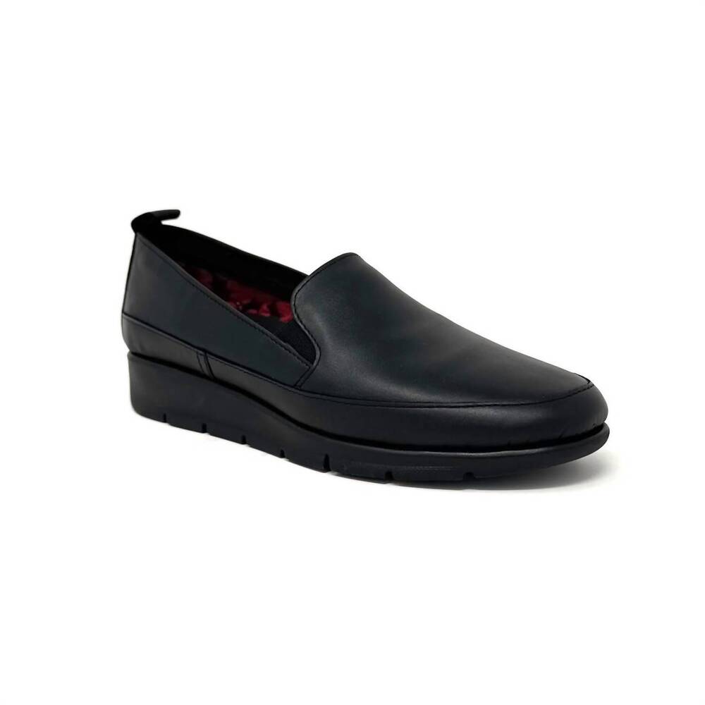 NEW SAYDO women's frida slip- on shoe in nappa black